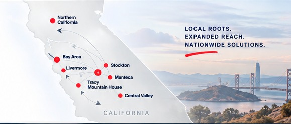 California service coverage map