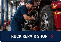 Truck repair shop